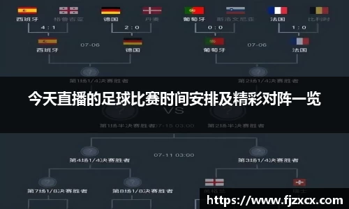 今天直播的足球比赛时间安排及精彩对阵一览
